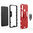 Slim Armour Tough Shockproof Case / Finger Ring Holder for Vivo Y17 / Y12 - Red